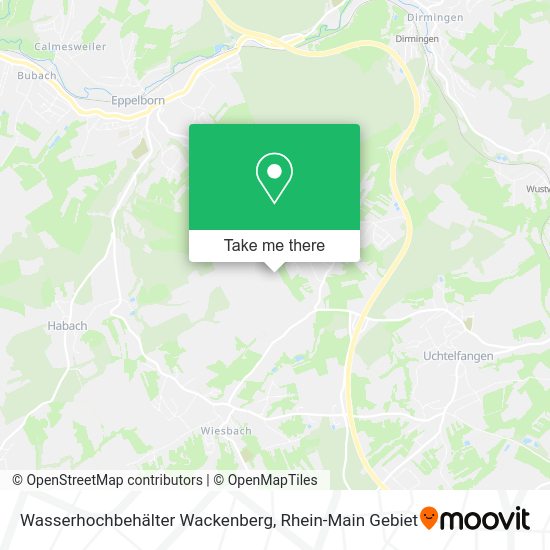 Карта Wasserhochbehälter Wackenberg