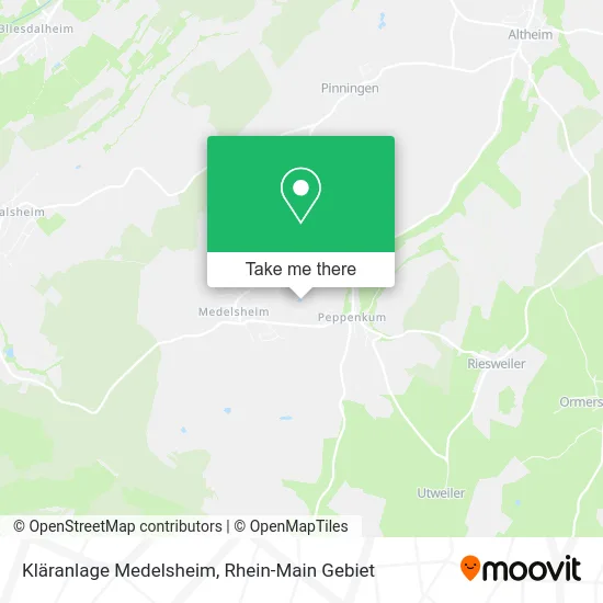 Карта Kläranlage Medelsheim