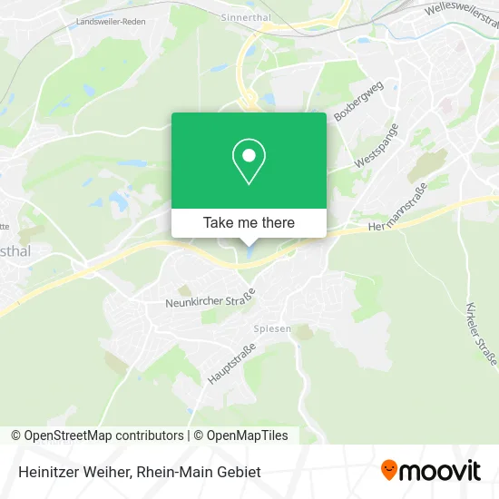 Карта Heinitzer Weiher