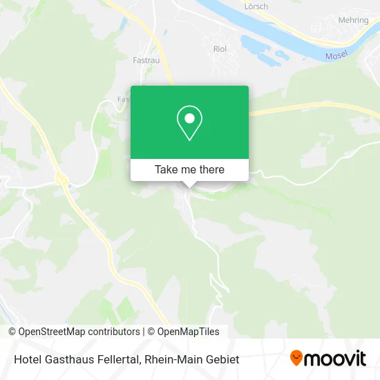 Карта Hotel Gasthaus Fellertal