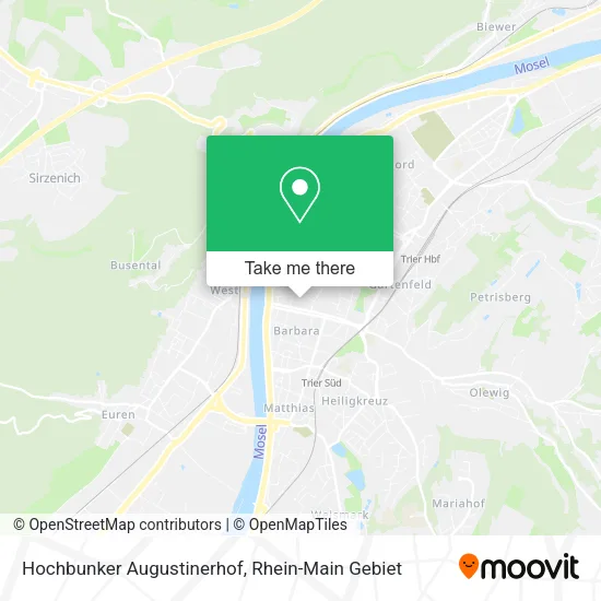 Карта Hochbunker Augustinerhof