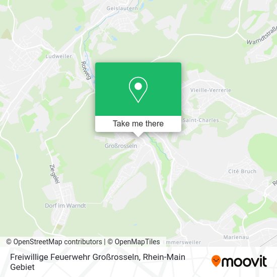 Карта Freiwillige Feuerwehr Großrosseln