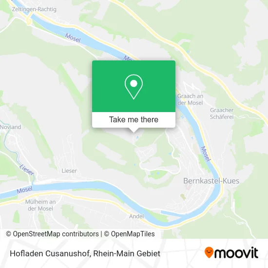 Карта Hofladen Cusanushof