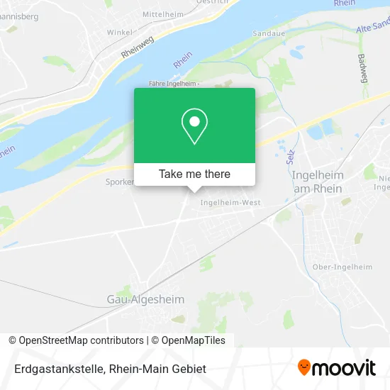 Карта Erdgastankstelle