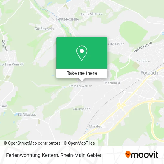 Карта Ferienwohnung Kettern