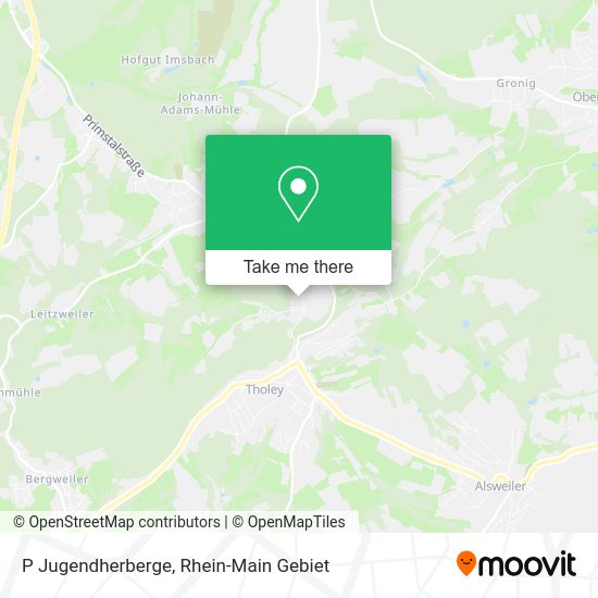 Карта P Jugendherberge