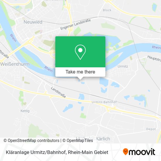 Карта Kläranlage Urmitz/Bahnhof