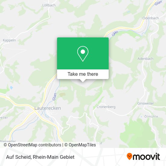 Карта Auf Scheid