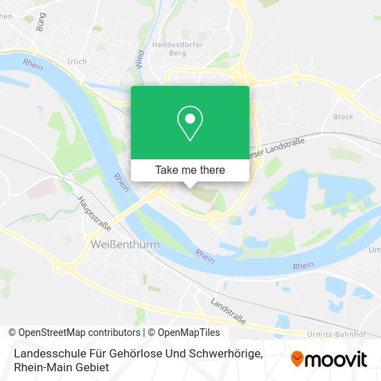 Карта Landesschule Für Gehörlose Und Schwerhörige