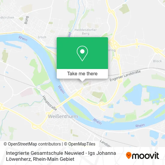 Карта Integrierte Gesamtschule Neuwied - Igs Johanna Löwenherz