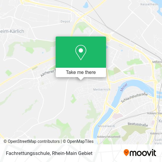 Карта Fachrettungsschule