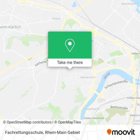 Карта Fachrettungsschule