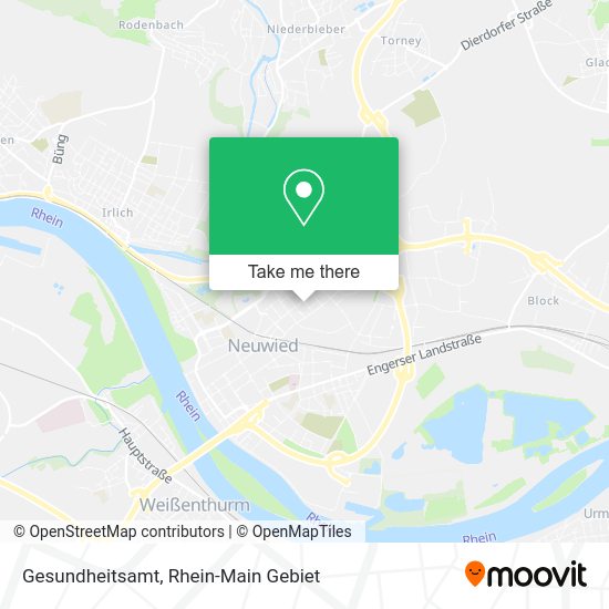 Карта Gesundheitsamt