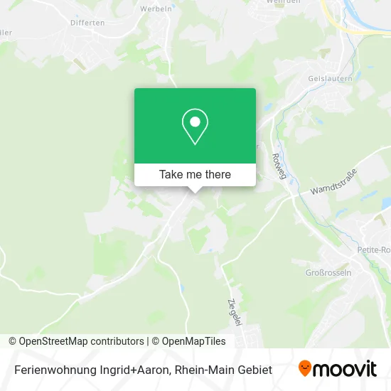 Карта Ferienwohnung Ingrid+Aaron
