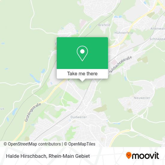 Карта Halde Hirschbach