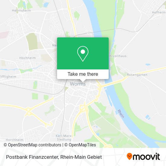 Карта Postbank Finanzcenter