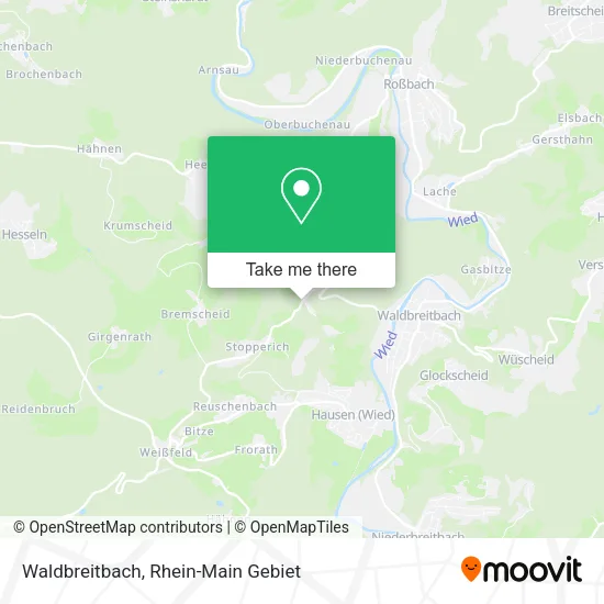 Карта Waldbreitbach