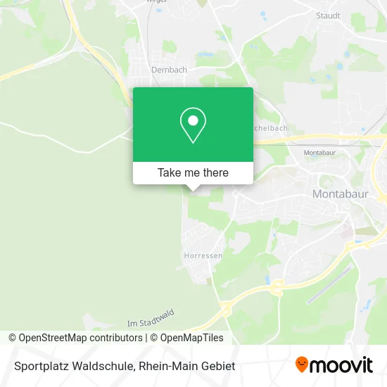 Карта Sportplatz Waldschule