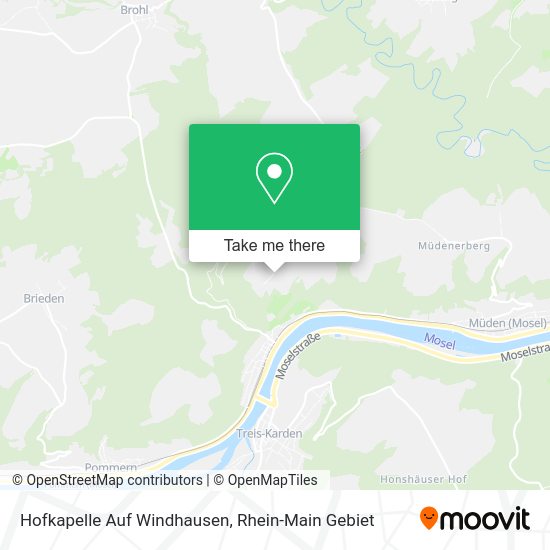 Карта Hofkapelle Auf Windhausen