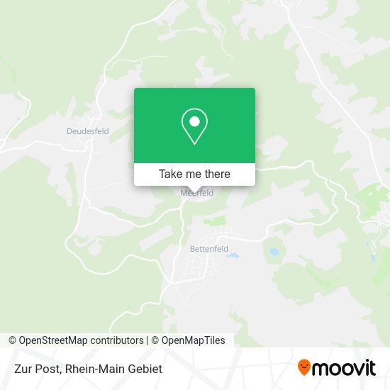 Карта Zur Post