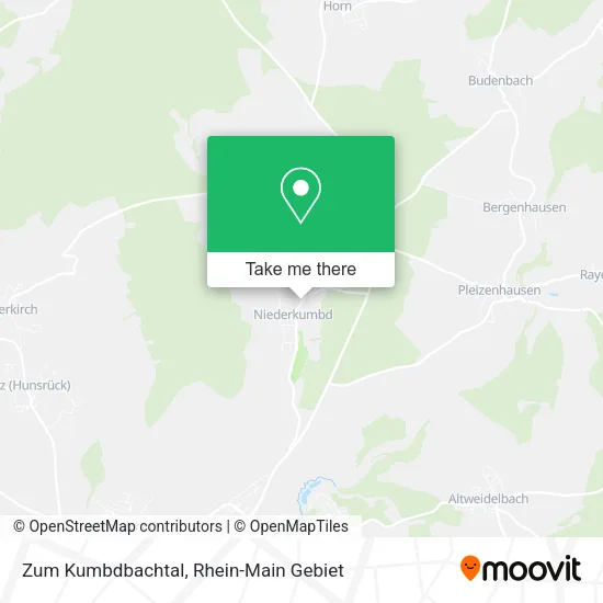 Карта Zum Kumbdbachtal