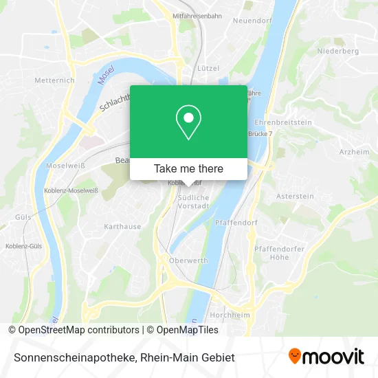 Карта Sonnenscheinapotheke