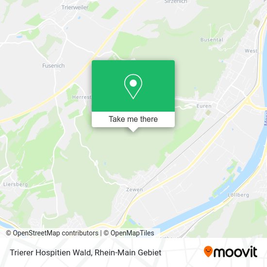 Карта Trierer Hospitien Wald