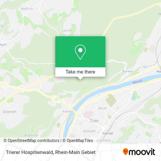 Карта Trierer Hospitienwald