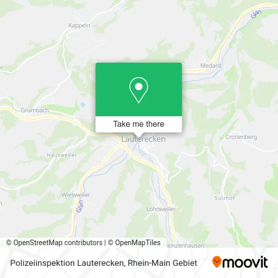 Карта Polizeiinspektion Lauterecken
