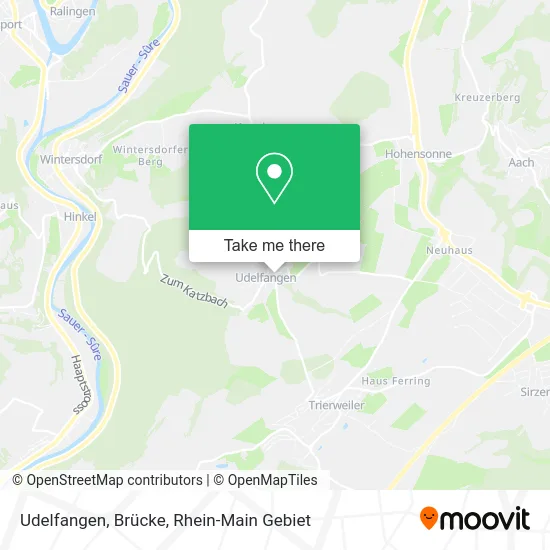 Карта Udelfangen, Brücke
