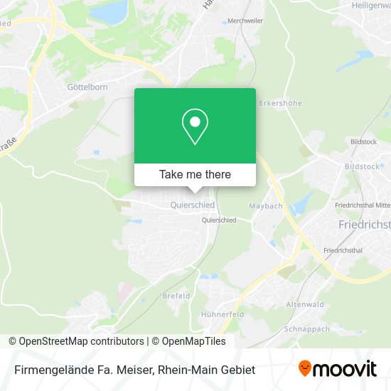 Карта Firmengelände Fa. Meiser