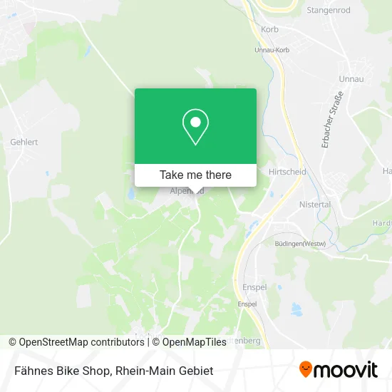 Карта Fähnes Bike Shop