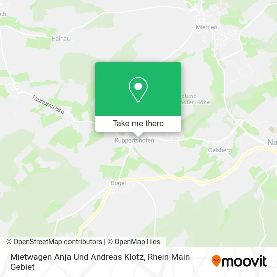 Карта Mietwagen Anja Und Andreas Klotz