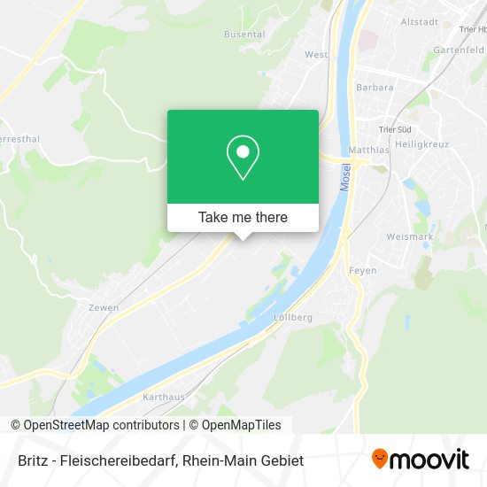 Карта Britz - Fleischereibedarf