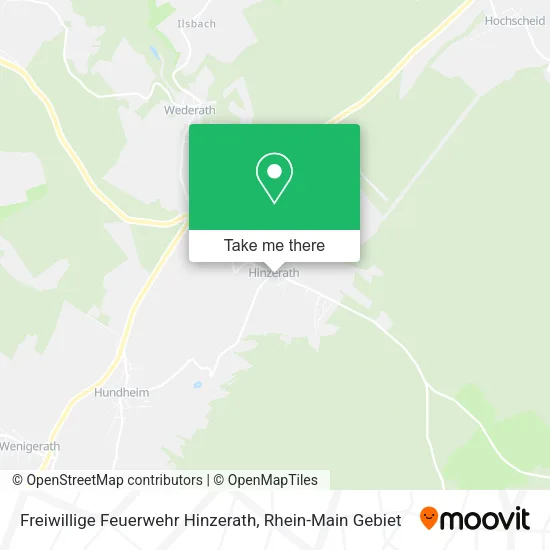 Карта Freiwillige Feuerwehr Hinzerath