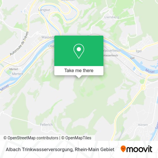 Карта Albach Trinkwasserversorgung