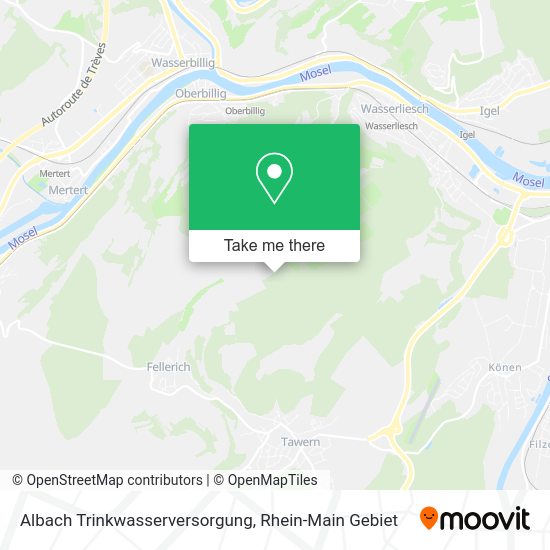 Карта Albach Trinkwasserversorgung