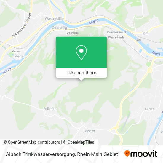 Карта Albach Trinkwasserversorgung