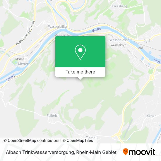 Карта Albach Trinkwasserversorgung