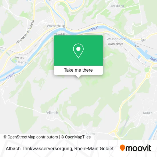 Карта Albach Trinkwasserversorgung