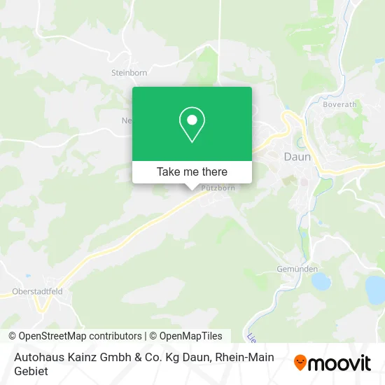 Карта Autohaus Kainz Gmbh & Co. Kg Daun