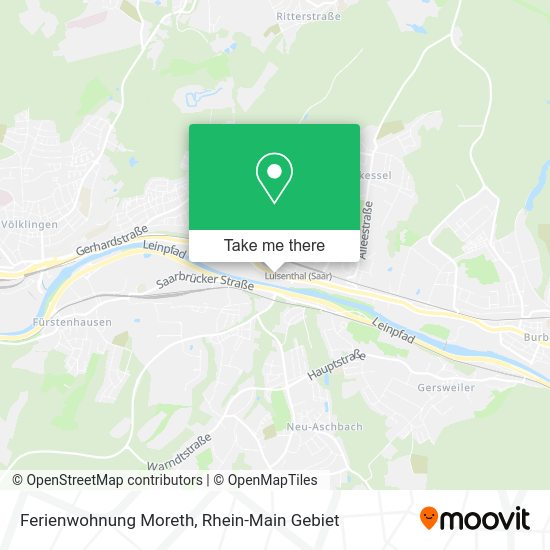 Карта Ferienwohnung Moreth
