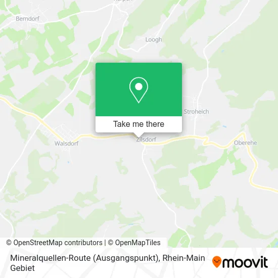 Карта Mineralquellen-Route (Ausgangspunkt)