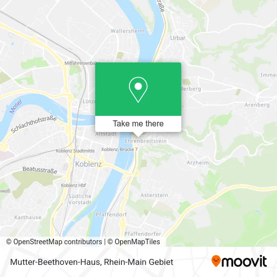 Карта Mutter-Beethoven-Haus
