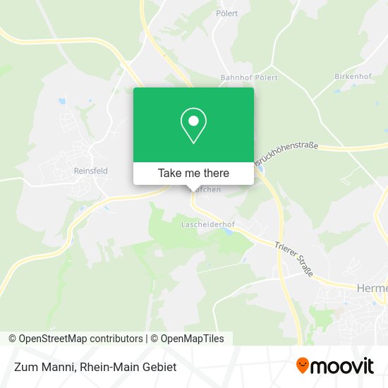 Карта Zum Manni