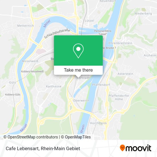 Карта Cafe Lebensart