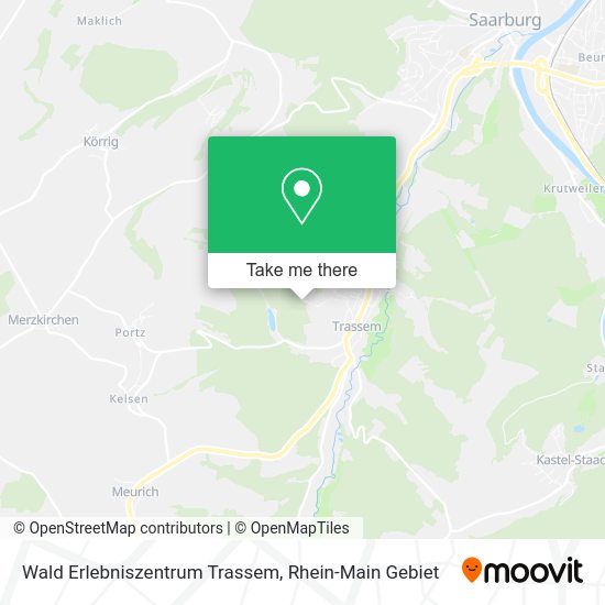 Карта Wald Erlebniszentrum Trassem