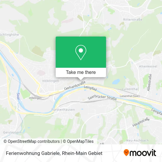 Карта Ferienwohnung Gabriele