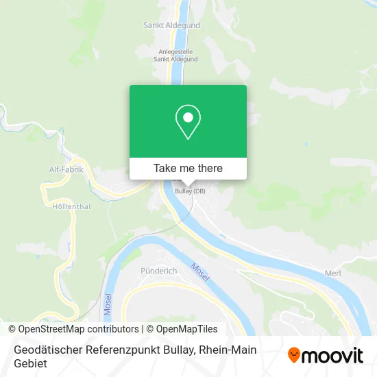 Карта Geodätischer Referenzpunkt Bullay