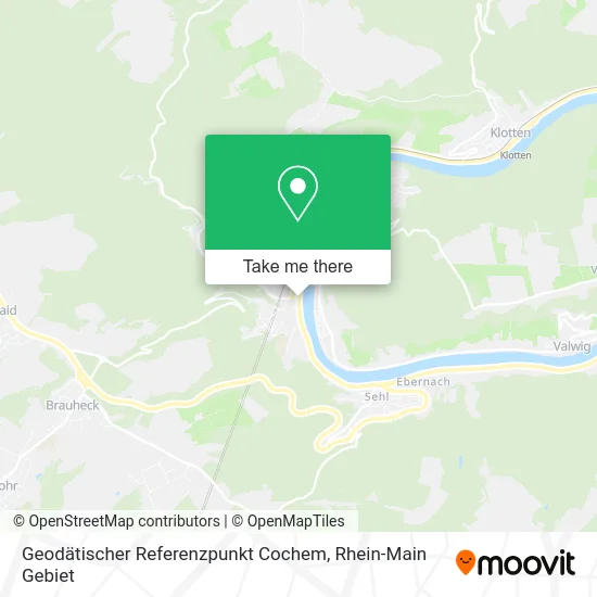 Карта Geodätischer Referenzpunkt Cochem